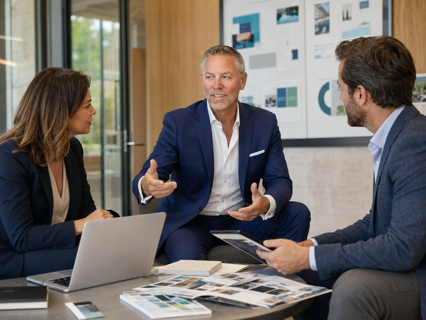 Executive marketing leadership working directly with a client leadership team