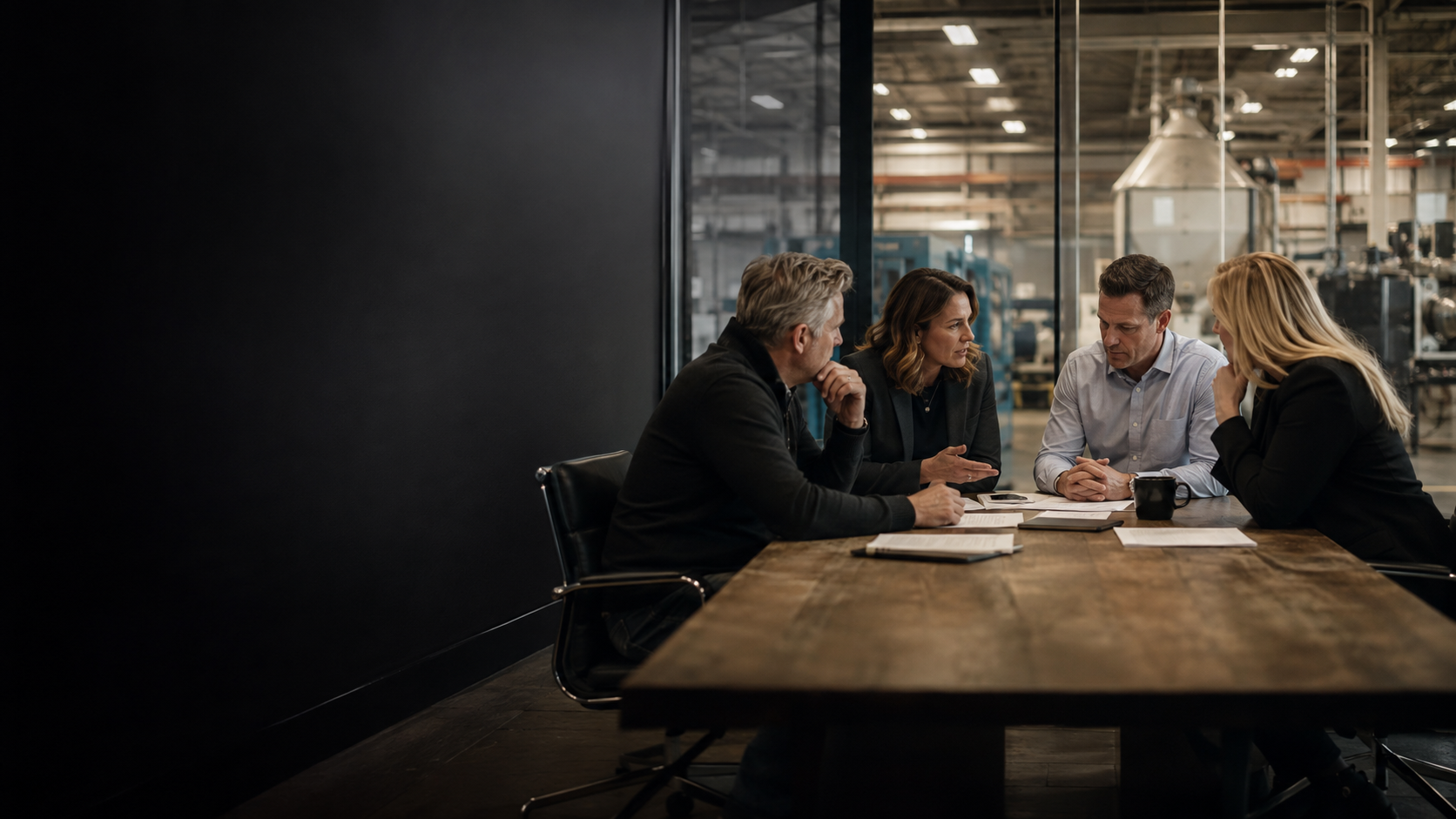 Executives aligning business and marketing priorities